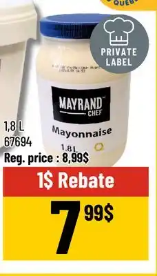Mayrand Mayonnaise 1,8 L Mayrand CHEF offer