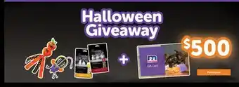 Mondou HALLOWEEN GIVEAWAY PARTICIPATE offer
