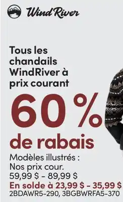 L'équipeur Tous les chandails WindRiver à prix courant offer