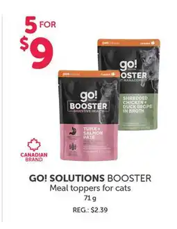 Mondou GO! SOLUTIONS BOOSTER Meal toppers for cats offer