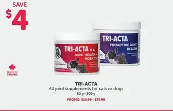 Mondou TRI-ACTA PROACTIVE All joint supplements for cats or dogs offer