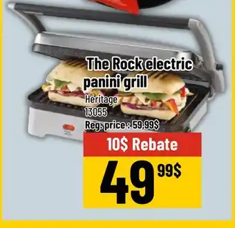 Mayrand Héritage The Rock Electric Panini Grill offer