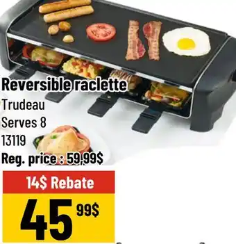 Mayrand Trudeau Raclette réversible offer