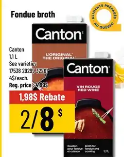 Mayrand Canton Chinese Fondue Bouillon 1.1 L offer