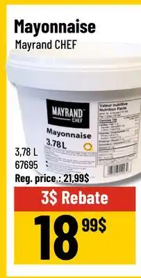 Mayrand Mayrand CHEF Mayonnaise 3,78 L offer