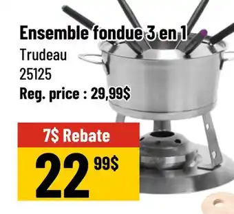 Mayrand Trudeau 3 in 1 Fondue Set offer