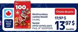 Walmart Nestlé Minis Variety Pack offer