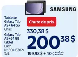 Walmart Samsung Galaxy Tab A9+ 64 GB tablet offer