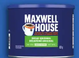 Walmart Maxwell House ground coffee offer