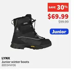 Sports Experts WOODS LYNX Junior winter boots offer
