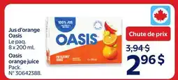 Walmart Oasis orange juice offer