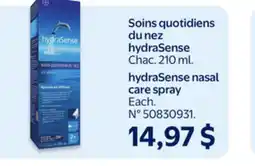 Walmart hydraSense nasal care spray offer