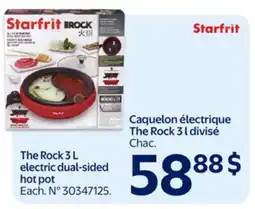 Walmart The Rock 3 L electric dual-sided hot pot offer