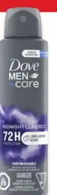Walmart Dove Men+Care Dry Spray Antiperspirant offer