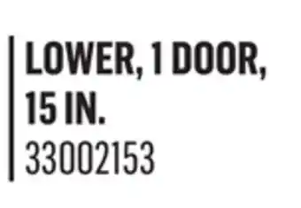 Canac Lower Unit offer