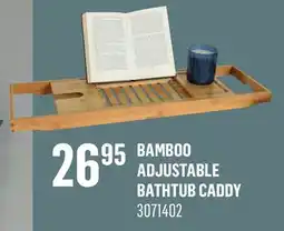 Canac Bamboo Adjustable Bathtub Caddy offer
