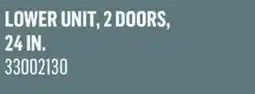 Canac lower unit, 2 doors, 24in offer