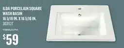 Canac Ilda Porcelain Square Wash Basin 165/16 in.x16 5/16 in offer