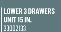 Canac Lower 3 Drawers Unit 15in offer