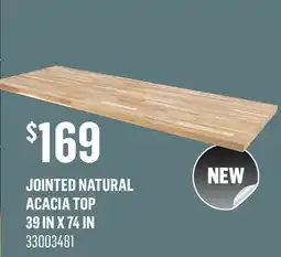 Canac Jointed Natural Acacia Top offer