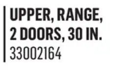 Canac Upper Range Unit, 30in offer