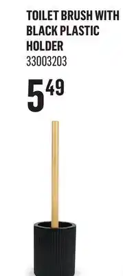 Canac TASSILI Toilet Brush with Black Plastic Holder offer
