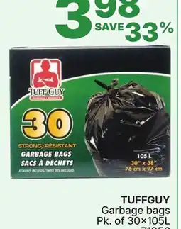 Rossy TUFFGUY Garbage bags offer