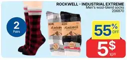 Rossy ROCKWELL-INDUSTRIAL EXTREME Men's wool-blend socks offer