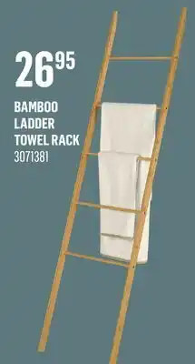 Canac Bamboo Ladder Towel Rack offer