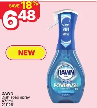 Rossy DAWN Dish soap spray offer