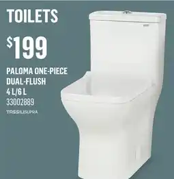 Canac Paloma One-Piece Dual-Flush Toilet 4 L/6 L offer