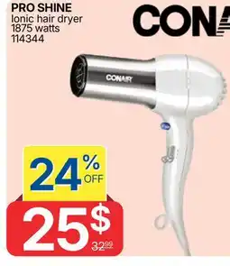 Rossy PRO SHINE Ionic hair dryer offer