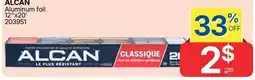Rossy ALCAN Aluminum foil offer