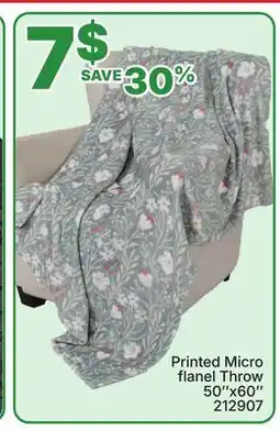 Rossy Printed Micro flanel Throw offer