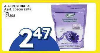 Rossy ALPEN SECRETS Asst. Epsom salts offer
