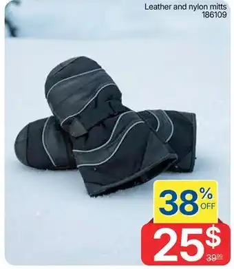 Rossy Leather and nylon mitts offer