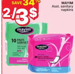 Rossy MAYIM Asst. sanitary napkins offer