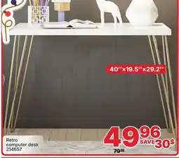 Rossy Retro computer desk offer