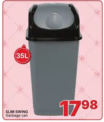 Rossy SLIM SWING Garbage can offer