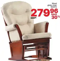 Rossy Wood glider chair offer