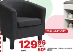 Rossy Upholstered club accent chair offer