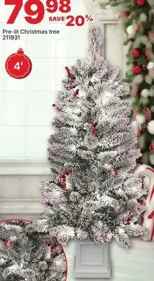 Rossy Pre-lit Christmas tree offer