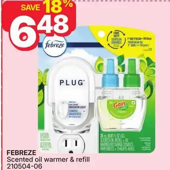 Rossy FEBREZE Scented oil warmer & refill offer