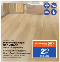 Patrick Morin VIRAGE SPC Vinyl Flooring offer