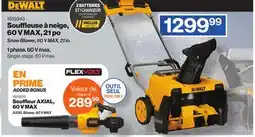 Patrick Morin Snow Blower, 60 V MAX, 21 in offer