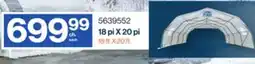 Patrick Morin Double Car Shelter 18 ft. X 20 ft offer