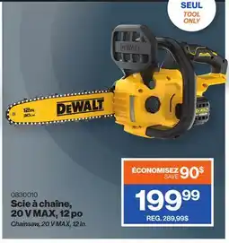 Patrick Morin Chainsaw, 20 V MAX, 12 in offer