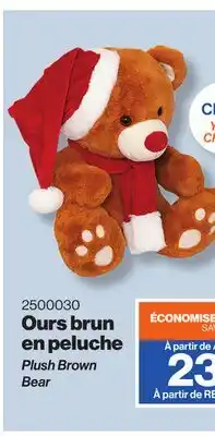 Patrick Morin Plush Brown Bear offer