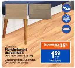 Patrick Morin UNIVERSITÉ Laminate Flooring offer
