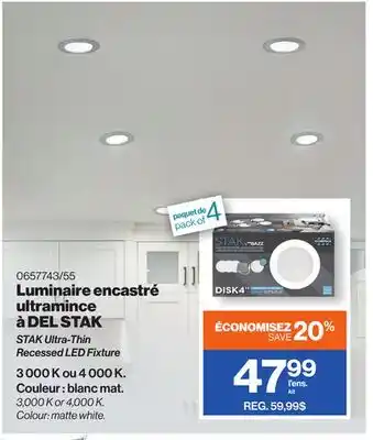 Patrick Morin STAK Ultra-Thin Recessed LED Fixture offer